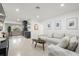 Open-concept living room flows into a dining area, perfect for entertaining at 5809 Dartmouth N Ave, St Petersburg, FL 33710