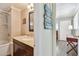 Bathroom with a shower-tub, vanity, and modern fixtures at 13225 101St St # 107, Largo, FL 33773