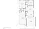 Floor plan highlighting layout of living spaces, bedrooms, bathrooms, and garage at 15838 49Th N St, Clearwater, FL 33762