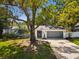 Charming single-story home featuring a brick exterior, mature trees and a well-manicured lawn at 1666 N Dakota Ne Ave, St Petersburg, FL 33703