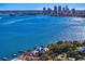 Beautiful waterfront homes with private docks and boat lifts featuring spectacular views of Tampa and the bay at 1695 Brightwaters Ne Blvd, St Petersburg, FL 33704