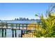 Private dock featuring water views and the city skyline on the horizon at 1695 Brightwaters Ne Blvd, St Petersburg, FL 33704