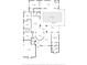 Detailed floor plan showcasing layout with bedrooms, pool, kitchen, and living areas at 2449 Running Oak Ct, Spring Hill, FL 34608