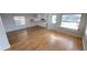 This open-concept living area boasts light and airy atmosphere, and durable modern flooring at 4851 W Gandy Blvd # B2L11, Tampa, FL 33611