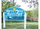 Harbor Palms Nature Park entrance sign, inviting visitors to explore the natural beauty of Oldsmar at 704 Lemonwood Dr, Oldsmar, FL 34677