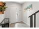 Inviting entryway with stylish decor, leading to a bright interior at 907 Arlington N Ave, St Petersburg, FL 33705