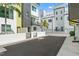 Contemporary townhomes with a modern design, gated courtyards, and well maintained landscaping at 907 Arlington N Ave, St Petersburg, FL 33705