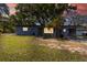 Charming single-story home featuring a well-maintained lawn and mature trees providing ample shade at 1411 Barry St, Clearwater, FL 33756