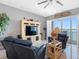 Cozy living room with stylish decor, comfortable seating, and scenic water views enhancing the ambiance at 200 Brightwater Dr # 10, Clearwater Beach, FL 33767