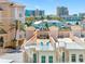 Rooftop deck featuring seating with views of the city and waterfront, a great space for outdoor gatherings at 200 Brightwater Dr # 10, Clearwater Beach, FL 33767