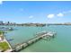 Scenic waterfront view with boat docks and city skyline in the background at 200 Brightwater Dr # 10, Clearwater Beach, FL 33767