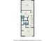 Upstairs floor plan showcasing the layout of bedrooms, bathrooms and hall at 2599 Dolly Bay Dr # 209, Palm Harbor, FL 34684