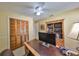 Bright office space with desk, built-in shelving, and plenty of storage at 2812 Ormandy Ct, Tampa, FL 33618