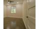 Bedroom featuring a window, recessed lights, and modern design elements at 35150 Roth Ln, Dade City, FL 33525