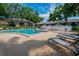 Spend relaxing days at the community pool at 3821 N Oak Dr # J31, Tampa, FL 33611