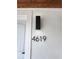 Close up of the house number '4619' on the exterior of the house at 4619 Helena Ne St, St Petersburg, FL 33703