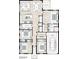 Detailed floor plan showcasing the layout of this home's bedrooms, bathrooms, kitchen, and living spaces at 5518 Newton S Ave, Gulfport, FL 33707