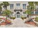Exterior of St. Petersburg High School entrance with brick steps and a cobblestone walkway at 701 Mirror Lake N Dr # 119, St Petersburg, FL 33701