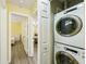 Convenient in-unit laundry with stackable washer and dryer at 701 Mirror Lake N Dr # 119, St Petersburg, FL 33701