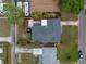Beautifully landscaped home featuring mature trees and a spacious backyard with a patio and fire pit at 783 41St Ne Ave, St Petersburg, FL 33703