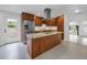 Updated kitchen with stainless appliances, wood cabinets and granite countertops at 783 41St Ne Ave, St Petersburg, FL 33703