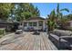 Backyard with a deck and exterior view of the house at 910 E North Bay St, Tampa, FL 33603