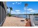 Brick patio with water views and lush landscaping at 109 Carmelina St, Ruskin, FL 33570