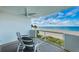 Relax on this beachfront balcony with comfortable seating and stunning ocean views, perfect for enjoying sunsets at 1350 Gulf Blvd # 502, Clearwater Beach, FL 33767