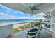 Private balcony with gulf views perfect for enjoying morning coffee or sunsets at 1350 Gulf Blvd # 502, Clearwater Beach, FL 33767