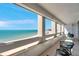Stunning ocean view from the balcony, featuring comfortable seating area at 17920 Gulf Blvd # 2004, Redington Shores, FL 33708