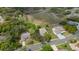 Aerial view showing the property and other homes in the neighborhood at 18241 Autumn Lake Blvd, Hudson, FL 34667