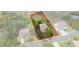 Highlighted aerial view showing the property and its surroundings at 18241 Autumn Lake Blvd, Hudson, FL 34667