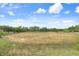 Beautiful shot of a vacant lot surrounded by trees and blue skies at 18241 Autumn Lake Blvd, Hudson, FL 34667
