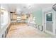 Remodeled kitchen with unfinished walls and floors, showcasing the potential for a custom design at 219 Rialto Ne Way, St Petersburg, FL 33704