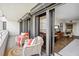 Balcony with comfortable seating, offering seamless access to indoor living spaces at 5950 Pelican Bay S Plz # 603, Gulfport, FL 33707