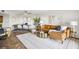 Open concept living room showcasing modern furnishings and a comfortable seating area at 5950 Pelican Bay S Plz # 603, Gulfport, FL 33707