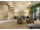 Grand lobby featuring a spiral staircase, comfortable seating, and elegant decor at 5950 Pelican Bay S Plz # 603, Gulfport, FL 33707