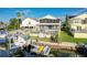 A charming home with a private dock, boat lift, and waterfront backyard at 6311 Bayside Dr, New Port Richey, FL 34652