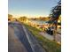 Beautiful waterfront view featuring a dock and boats, perfect for relaxation and water activities at 10216 Seminole Island Dr, Largo, FL 33773