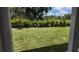 Expansive backyard lined with lush green foliage, creating a serene and private outdoor space at 11884 Richmond Trl, Parrish, FL 34219