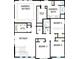 Second floor plan showing a Primary suite, three bedrooms, two bathrooms and a utility room at 11884 Richmond Trl, Parrish, FL 34219