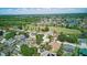 An aerial photograph shows a well-planned residential community with golf course, lakes, and lush landscaping at 13122 Prestwick Dr, Riverview, FL 33579