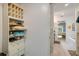 Hallway with a closet and shelf storage at 151 Harrisburg St, Port Charlotte, FL 33954