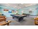 Recreation room with pool table and ping pong for friendly competition at 2047 Indigo Dr, Clearwater, FL 33763