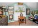 Cozy bedroom featuring eclectic decor, a window and a comfortable atmosphere at 223 Lime S Cir, Dunedin, FL 34698