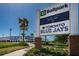 Sign for TD Ballpark with lush landscaping and a view of the Toronto Blue Jays stadium at 223 Lime S Cir, Dunedin, FL 34698