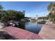 Beautiful waterfront view with docks and boats in a serene and picturesque community setting at 2571 Cyprus Dr # 1-102, Palm Harbor, FL 34684