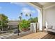 Balcony with city views and cozy seating, ideal for relaxation at 4515 W North A St # 4, Tampa, FL 33609