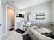 Bathroom boasts soaking tub, stylish tile accents, and vanity with makeup area at 8578 Gibbons Grove Loop, Land O Lakes, FL 34637