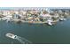 A scenic waterfront home with a private dock, providing direct access to the serene open water at 187 175Th Terrace E Dr, Redington Shores, FL 33708